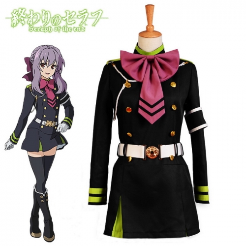 Owari no Seraph Shinoa Hiragi Army Costume