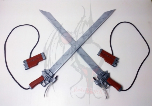 3D Maneuver Gear Swords