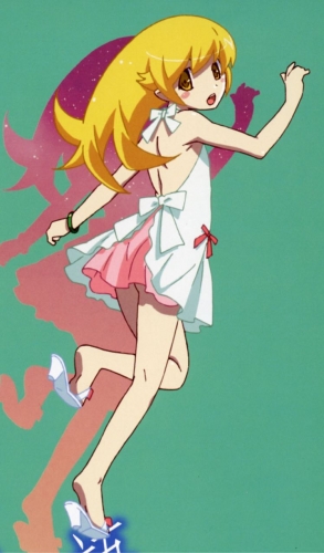 Bakemonogatari Shinobu Oshino Cosplay Costume