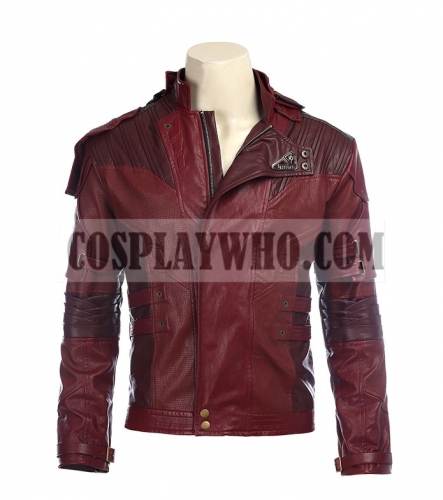 Guardians of the Galaxy Vol. 2 Star Lord Cosplay Pu Leather Jacket