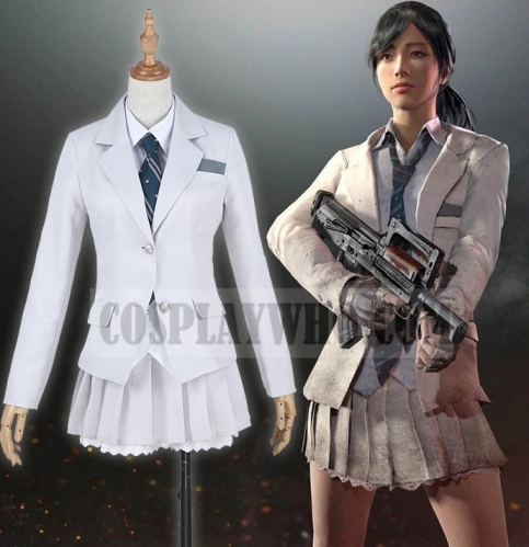 PUBG Girls School Uniform Cosplay Costume