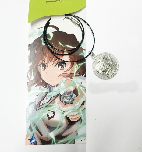 Misaka Mikoto arcade coin pendant