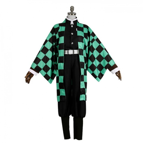 Kimetsu no Yaiba Tanjirou Kamado Cosplay Demon Hunter Uniform