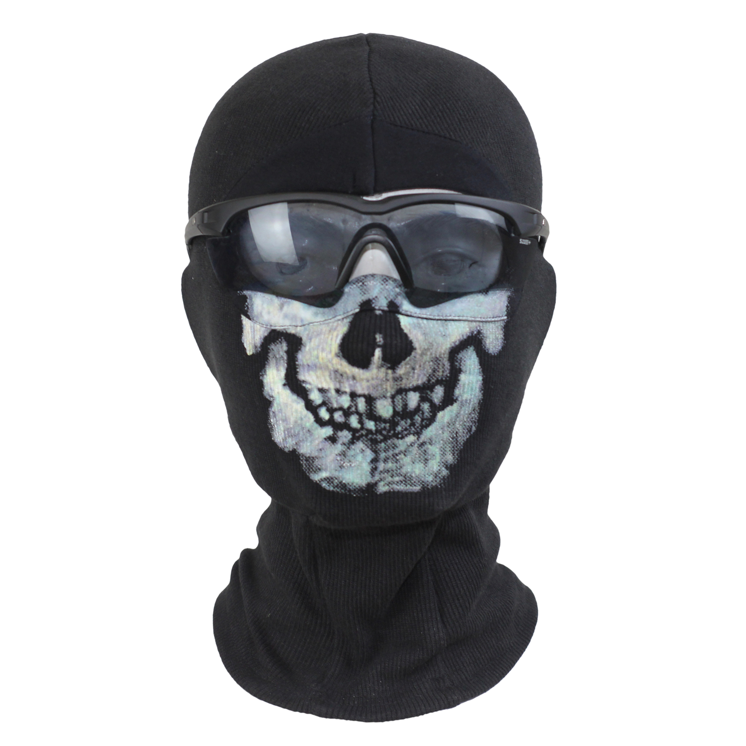 Ghost Mask MW2 Skull Full Face Mask Black Balaclava Ghosts Skull Full Face  Mask