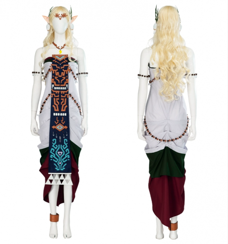 Zelda Tears of Kingdom Queen Sonia Cosplay Costume