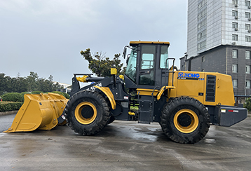 XCMG 5-ton Wheel loader ZL50GN just fits into a 40'HC container