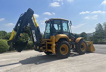 Premium Backhoe Loader XCMG XC8-S3580 with Rear Hydraulic Breaker For Exported