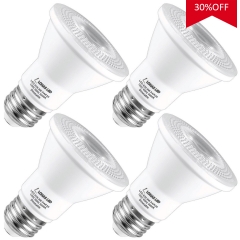 [30%off at Amazon] (4-PACK)LOHAS Par20 LED Bulbs, Dimmable ,9Watt (60W Equivalent) , 5000K Daylight White, 40 Degree Beam Angle, Medium Base (E26)