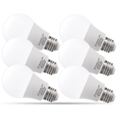 LOHAS A19 LED Light Bulbs, 6W (40Watt Equivalent), 2700K Warm White, E26 Base, 240 Degree Beam Angle, 500lm, Not-dimmable, Pack of 6