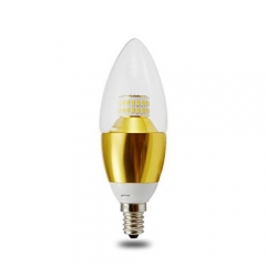 (3-PACK) LOHAS 6-Watt LED Chandelier Bulb, 60-Watt replacement, 550 Lumens, E12 Candelabra Base, 3000K Soft White