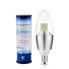 7 Watt B35 LOHAS Dimmable E12 LED Chandelier Light Bulbs， 60-65W Incandescent Replacement，Daylight White 6000K