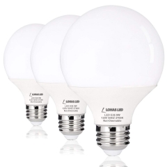 LOHAS G25 Globe LED Bulb 9W,Warm White 2700K, E26 Medium Base LED Lamp (Buy At Amazon | CLAIM CODE: I6J9C5LG)