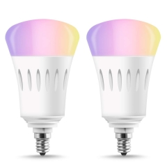 LOHAS LED Smart Bulb Work with Alexa and Google Home,A19 E12 9W, RGB& Daylight White