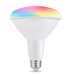 LOHAS LED Smart Bulb Work with Alexa and Google Home, Flood Light, BR40 E26 15W RGB Dimmable