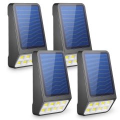 LOHAS Outdoor Solar Lights,Dusk-to-Dawn Sensor,IP65 Waterproof,0.8W 6000K