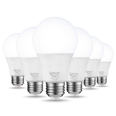 LOHAS Smart Light Bulb, Compatible with Amazon Alexa, Google Home, Remote Control by Smartphone iOS & Android, E26 A19 50W, Daylight, Dimmable, 6 Pack