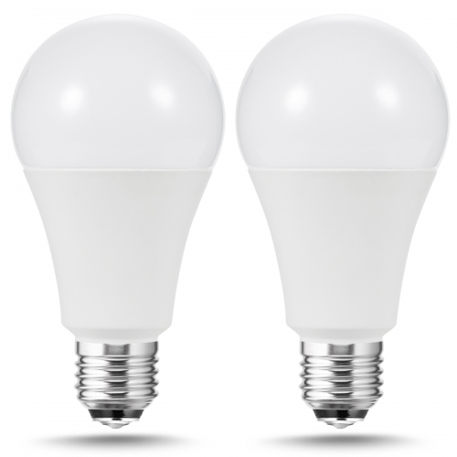 3-Way LED Light Bulbs 50W-100W-150W Equivalent