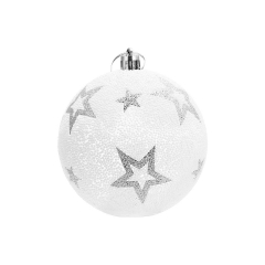 Christmas Ball Ornaments Pendants Light, Shatterproof Xmas Tree Decoration Ball Light, Star