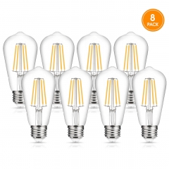 LED Vintage Edison Style Filament Light Bulb 15W (150 Watt Equivalent), Soft White (2700K)