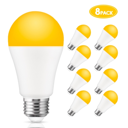 A15 LED Bulb, Yellow Bug Light