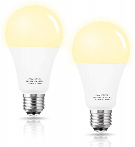 A21 Soft White 3000K Light Bulbs，Perfect for Home Lighting, 2 Pack