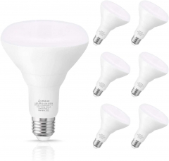 BR30 LED Light Bulb Daylight 5000K,Not-Dimmable, Pack of 6