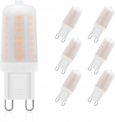 G9 Halogen Replacement Bulb,3000K, Warm White, 6 Pack