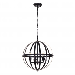 Pendant Lighting Globe Farmhouse Ring Chandelier Lighting 5-lights