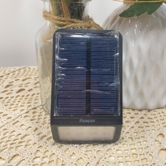 Flaspar Solar Fence Lights, Solar Powered Lamp, Solar Deck Lights, Solar Outdoor Lights,  Solar Christmas Decorations, Security Lights Wireless