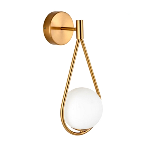 LOHASLED 1-Light Gold Nordic Post-modern Creative Fashion Style, Indoor for Bedroom, Living Room, Wall Mounted Reading Light Fixture