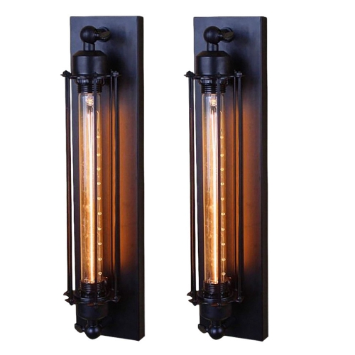 Lohas Retro LED Wall Lights Indoor Sconce 2 Pack