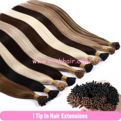 I Tip In Hair Extensions 100% Human Hair