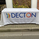 custom 4ft tablecloths
