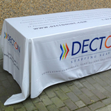 custom 8ft tablecloths