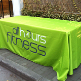 trade show table cloths