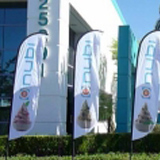 custom swooper banners