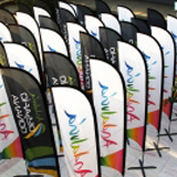 feather flags custom