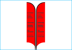 Custom feather signs