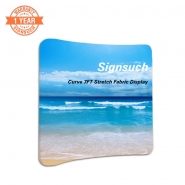 Curve 220cm Stretch Fabric Display