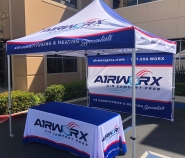 3X3M Custom Canopy with Table Cloth