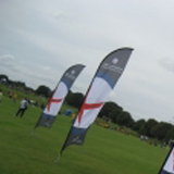 custom feather banners