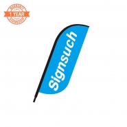 Replacement Printing of Round 7FT Feather Banner