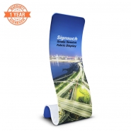 Snake Tension Fabric Display with Custom Printing