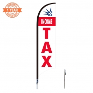 10' Financial Feather Flags S0846