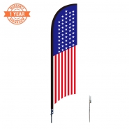 10' National Feather Flags S0830