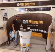 Half Wall 10FT Stretch Fabric Display with Printing