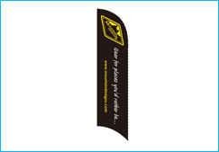 Custom feather banner