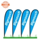 4KITS Custom 3.5M Teardrop Flags