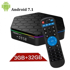 T9 Android 9.0 TV Box 4GB DDR3 RAM 32GB ROM RK3318 BT4.0 Quad-Core  Cortex-A53 64 Bits Support Dual WiFi 2.4G/5G 3D Ultra HD 4K Android Box