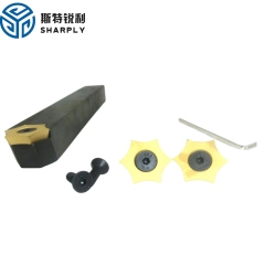 Scarfing Inserts: SNMX15 series.  Full line for a wide range of tubes. Advanced coating technology for extended tool life.